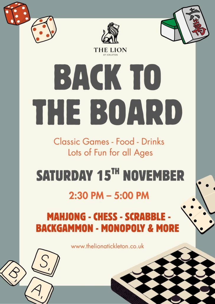 Red and Cream Illustration Board Games Poster (1)