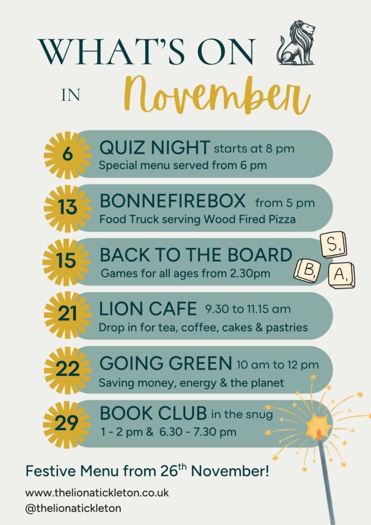 whats on in november