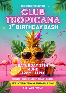 Club Tropicana Pub Anniversary Poster (3)