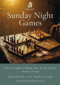 Sunday Night Games Night Pub Poster (1)