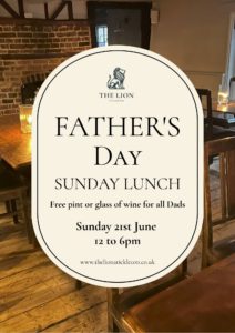 Father’s Day Sunday Lunch Poster (1)