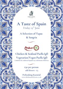 Spanish menu 19th June (A4)